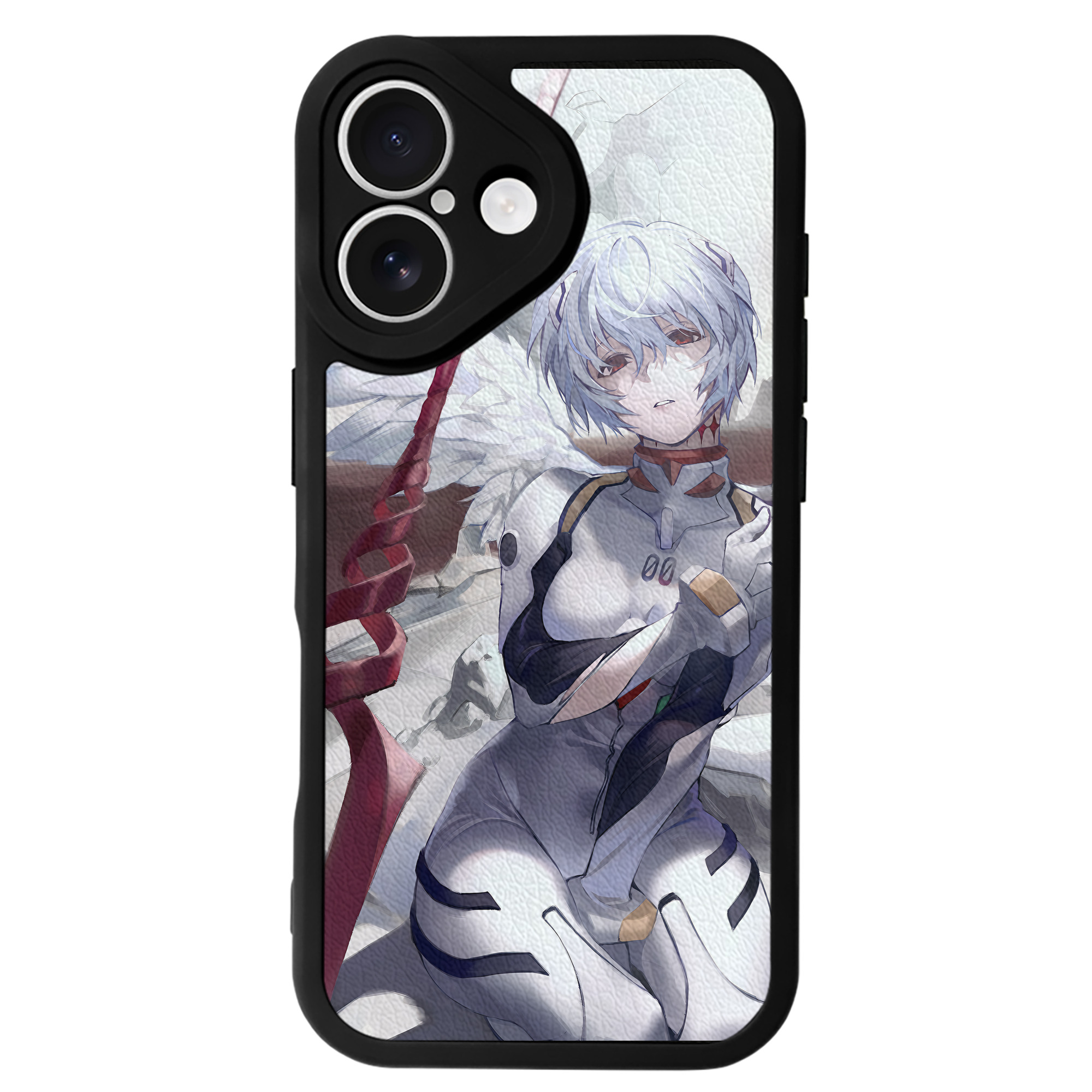（画像用） EVA 新世紀エヴァンゲリオン 【iPhone 16シリーズ対応】シリコンスマホケース（レザー調） 材質：シリコン
